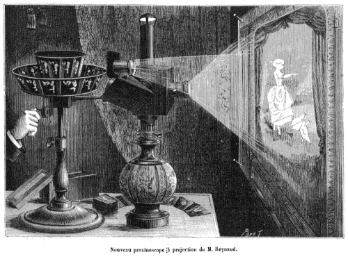 Lanature1882 praxinoscope projection reynaud